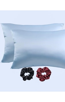 Lexroo Ipeksi Saten 50x70 Cm Yastık Kılıfı 2 Adet, Kıvırcık Saçla Mavi Lexroo Ipeksi Saten 50x70 Cm Yastık Kılıfı 2 Adet, Kıvırcık Saçla Mavi