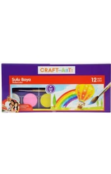 Craft And Arts 12 Renk Sulu Boya Büyük Boy L Jumbo Craft And Arts 12 Renk Sulu Boya Büyük Boy L Jumbo