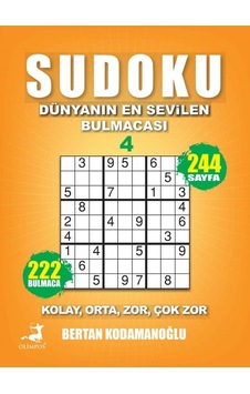 Sudoku-Dünyanın En Sevilen Bulmacası 4 - Ahmet Ayyıldız - Olimpos Yayınları Sudoku-Dünyanın En Sevilen Bulmacası 4 - Ahmet Ayyıldız - Olimpos Yayınları