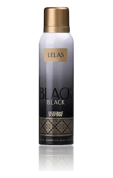 Lelas Black Unisex Sprey Deodorant 150 ML Lelas Black Unisex Sprey Deodorant 150 ML