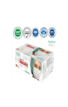 Care Tek Kullanımlık Üç Katlı Cerrahi Maske Telli 2'li 100 Adet Ymr01 Care Tek Kullanımlık Üç Katlı Cerrahi Maske Telli 2'li 100 Adet Ymr01