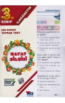3.Sınıf Hayat Bilgisi Yaprak Test Açı Yayın