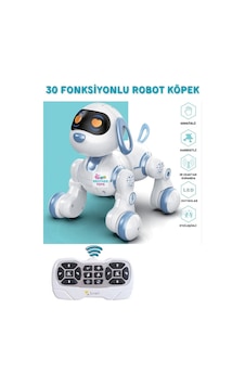 Uzaktan Kumandalı 30 Fonksiyon Akıllı İnteraktif Öğretici Robot Oyuncak Köpek Köpek Uzaktan Kumandalı 30 Fonksiyon Akıllı İnteraktif Öğretici Robot Oyuncak Köpek Köpek
