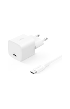 Belkin Wca012kq1mwh-b6 Boostcharge 25w Usb-c Hızlı Şarj Adaptörü + Usb-c To Usb-c Kablo 1m - Beyaz