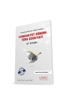 Cumhuriyet Dönemi Türk Edebiyatı El Kitabı - Limit Yayınları Cumhuriyet Dönemi Türk Edebiyatı El Kitabı - Limit Yayınları