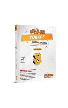 Spoiler Yayınları 8. Sınıf Lgs Türkçe Soru Bankası