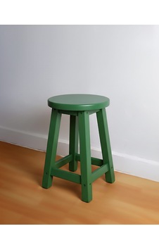 Ahşap Tabure 40 Cm / Arbrestore Yeşil Ahşap Tabure 40 Cm / Arbrestore Yeşil