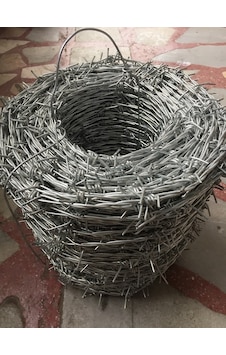 Dikenli Tel 200 Mt.lik (2 Mm Kalınlık) - Daldırma Galvanizli Dikenli Tel 200 Mt.lik (2 Mm Kalınlık) - Daldırma Galvanizli