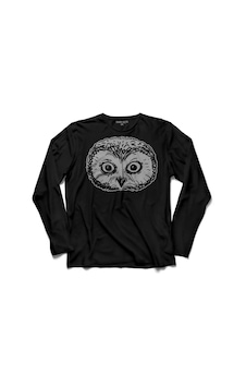 Owl Head Şaşkın Baykuş Kafa Uzun Kollu Tişört (512929506) Owl Head Şaşkın Baykuş Kafa Uzun Kollu Tişört (512929506)