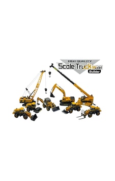İnşaat Araçları Seti Kepçe Dozer Vinç Ayaklı Vinç Silindir Forklift Kar Küreyici