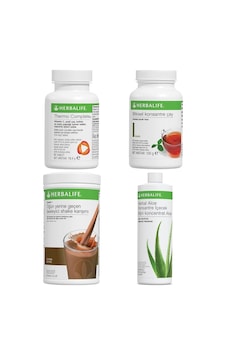 Herbalife Shake Çikolatalı, Thermo Complete, Aloe Vera Konsantre Içecek, Klasik Çay 100gr Birer Adet Herbalife Shake Çikolatalı, Thermo Complete, Aloe Vera Konsantre Içecek, Klasik Çay 100gr Birer Adet