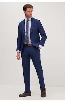 Tudors Erkek Slim Fit Mono Yaka Likralı Esnek Kumaş Koyu Lacivert Takım Elbise-41303 Tudors Erkek Slim Fit Mono Yaka Likralı Esnek Kumaş Koyu Lacivert Takım Elbise-41303