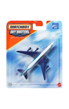 Matchbox - Boeing 747-8 - Sky Busters - Mavi Matchbox - Boeing 747-8 - Sky Busters - Mavi
