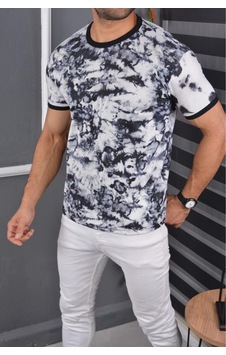 Mcz Giyim Beyaz Renk Bisiklet Yaka Slim Fit Erkek T-shirt Mcz Giyim Beyaz Renk Bisiklet Yaka Slim Fit Erkek T-shirt