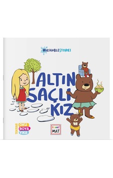 Akademi Çocuk Funny Mat Yıkanabilir Hikaye Kitabı - Altın Saçlı Kız Akademi Çocuk Funny Mat Yıkanabilir Hikaye Kitabı - Altın Saçlı Kız