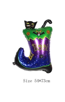 Veraura Lifestyle Halloween Çizmeli Kara Kedi Folyo Balon Çok Renkli Veraura Lifestyle Halloween Çizmeli Kara Kedi Folyo Balon Çok Renkli