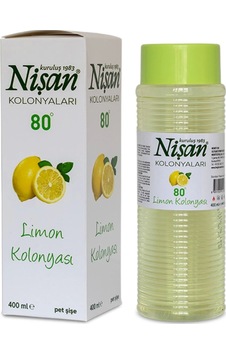 Nişan 80 Derece Limon Kolonyası 400 ML Nişan 80 Derece Limon Kolonyası 400 ML