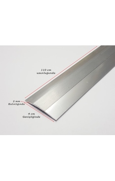 Alüminyum Kapı Eşik Profili Zemin Parke Profili 4 Cm X 110 Cm Gri 161523362 Alüminyum Kapı Eşik Profili Zemin Parke Profili 4 Cm X 110 Cm Gri 161523362