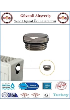 Petek Radyatör Havlupan Kör Tapa - 1/2'' ½