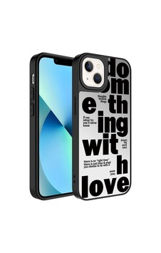 Apple Uyumlu iPhone 13 Aynalı Desenli Kamera Korumalı Parlak Mirror