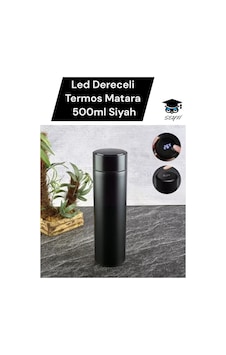 500 Ml Termos Matara Led Dereceli İç Dış Paslanmaz Çelik Diğer