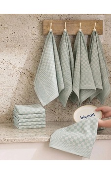 İz Ve Tüy Bırakmayan, Yüksek Emiş Güçlü 10 Lu Pamuklu Mutfak Kurulama Bezi Seti 50x70 Cm - Yeşil İz Ve Tüy Bırakmayan, Yüksek Emiş Güçlü 10 Lu Pamuklu Mutfak Kurulama Bezi Seti 50x70 Cm - Yeşil