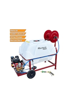 Bartech PM400 30'luk Pompa Hortumsuz Tetikli Tabanca İlaçlama Tankı 400 L Bartech PM400 30'luk Pompa Hortumsuz Tetikli Tabanca İlaçlama Tankı 400 L