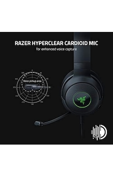 Razer Kraken V3 X Usb - Kablolu Usb Oyun Kulaklığı 285 G'da Ultra Hafif, Triforce 40 Mm Sürücüler, Hyperclear Kardioid Mikrofon, 7.1 Surround Ses, Chroma Rgb Siyah Razer Kraken V3 X Usb - Kablolu Usb Oyun Kulaklığı 285 G'da Ultra Hafif, Triforce 40 Mm Sürücüler, Hyperclear Kardioid Mikrofon, 7.1 Surround Ses, Chroma Rgb Siyah