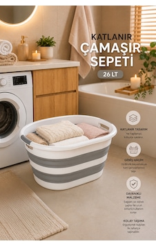 Porsima LA-550 Katlanabilir Çamaşır Sepeti Akordiyon Katlanır Sele Sepet Silikon Çamaşır Sepeti 26 L Diğer Porsima LA-550 Katlanabilir Çamaşır Sepeti Akordiyon Katlanır Sele Sepet Silikon Çamaşır Sepeti 26 L Diğer