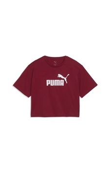 Puma Ess Cropped No. 1 Logo Tee Kırmızı Kadın T-shirt Puma Ess Cropped No. 1 Logo Tee Kırmızı Kadın T-shirt