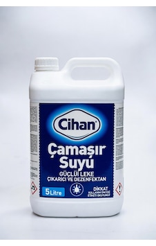 Cihan Çamaşır Suyu 5 Litre Tekli Cihan Çamaşır Suyu 5 Litre Tekli
