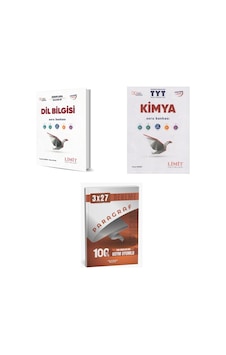 2027 Limit Tyt Türkçe Dil Bilgisi + Kimya Soru + Anla Kazan Paragraf Deneme 3'lü Set 2027 Limit Tyt Türkçe Dil Bilgisi + Kimya Soru + Anla Kazan Paragraf Deneme 3'lü Set