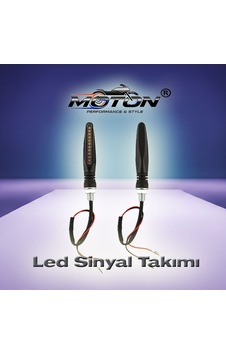 Motosiklet Mini Boy Led Sinyal Lambası Takımı 2 Adet
