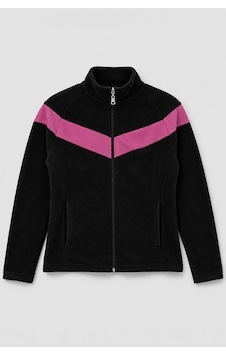 Markapia Kadın Fermuarlı Cepli Polar Sweatshirt SiYAH Markapia Kadın Fermuarlı Cepli Polar Sweatshirt SiYAH