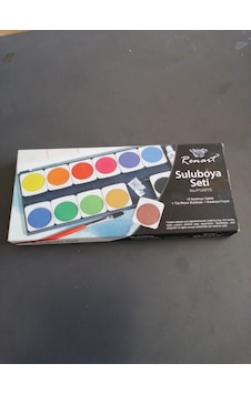 Renart Suluboya Seti 12 Renk Tablet Suluboya Fırça Dahil P12wts Diğer