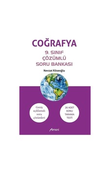 9. Coğrafya Sınıf Çözümlü Soru Bankası / Nevzat Kösoğlu