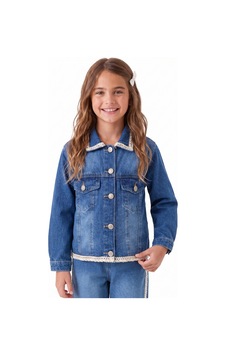 Onloox Kız Çocuk Mavi Kız Çocuk Mavi Pamuklu Denim Gömlek Yaka Regular Kalıp Güpür Detaylı Jean Ceket 3-7 Yaş Onloox Kız Çocuk Mavi Kız Çocuk Mavi Pamuklu Denim Gömlek Yaka Regular Kalıp Güpür Detaylı Jean Ceket 3-7 Yaş