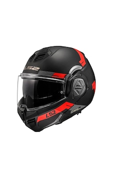 Ls2 Advant Bend Çene Açılır Motosiklet Kaskı Kırmızı - Siyah Ls2 Advant Bend Çene Açılır Motosiklet Kaskı Kırmızı - Siyah
