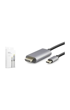 Hadron Hdx7837 Type-c M To Hdmı M Kablo 4k 60hz 1.8m Gri Hadron Hdx7837 Type-c M To Hdmı M Kablo 4k 60hz 1.8m Gri