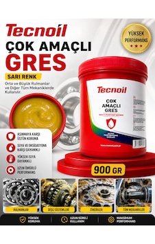 Tecnoil Çok Amaçlı Gres  Sarı Renk 900 G