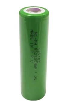 Zenviya21 Sertec - 1.2v 2500 Mah - Aa - Nı-mh Şarjlı Pil - Başsız / Flat Head Zenya785