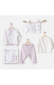 AndyWawa Kız Bebek Hastane Çikişi 5 Pcs Newborn Set Magical Butterfly Ac25570 Beyaz AndyWawa Kız Bebek Hastane Çikişi 5 Pcs Newborn Set Magical Butterfly Ac25570 Beyaz