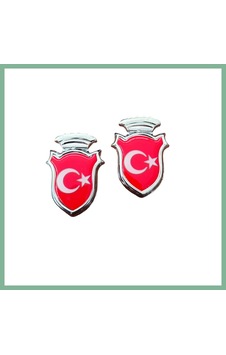 Bşkvirgo Türk Bayraklı Arma Damla Etiket Kırmızı 2'li Bsk2026 Standart Bşkvirgo Türk Bayraklı Arma Damla Etiket Kırmızı 2'li Bsk2026 Standart