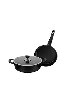 Aryıldız Parma Cast Alu Tencere Set Black 3 Parça Aryıldız Parma Cast Alu Tencere Set Black 3 Parça