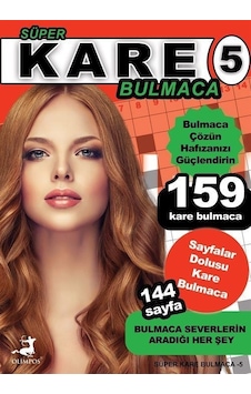 Süper Kare Bulmaca - 5 - Bertan Kodamanoğlu - Olimpos Yayınları Süper Kare Bulmaca - 5 - Bertan Kodamanoğlu - Olimpos Yayınları