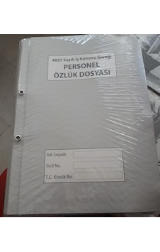 Personel Özlük Dosyası 4857 Sayılı Kanuna Göre 10 Adet Pk Fiyatı Personel Özlük Dosyası 4857 Sayılı Kanuna Göre 10 Adet Pk Fiyatı