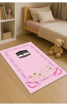 Pembe Kabe Temalı Kız Çocuk Seccadesi Cs32n11 Pembe Kabe Temalı Kız Çocuk Seccadesi Cs32n11