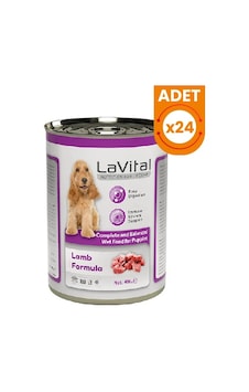 Lavital Puppy Kuzulu Yavru Köpek Konservesi 24 Adet 400 Gr Lavital Puppy Kuzulu Yavru Köpek Konservesi 24 Adet 400 Gr