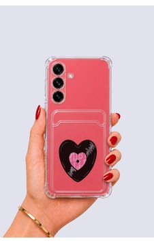 Samsung Uyumlu Galaxy S25 Kartlıklı Vinly Desenli Kılıf Pembe Samsung Uyumlu Galaxy S25 Kartlıklı Vinly Desenli Kılıf Pembe