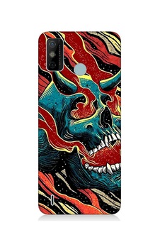 Tecno Spark 6 Go Uyumlu Silikon Kılıf Devil Skull Şeytan Kafatası Tecno Spark 6 Go Uyumlu Silikon Kılıf Devil Skull Şeytan Kafatası